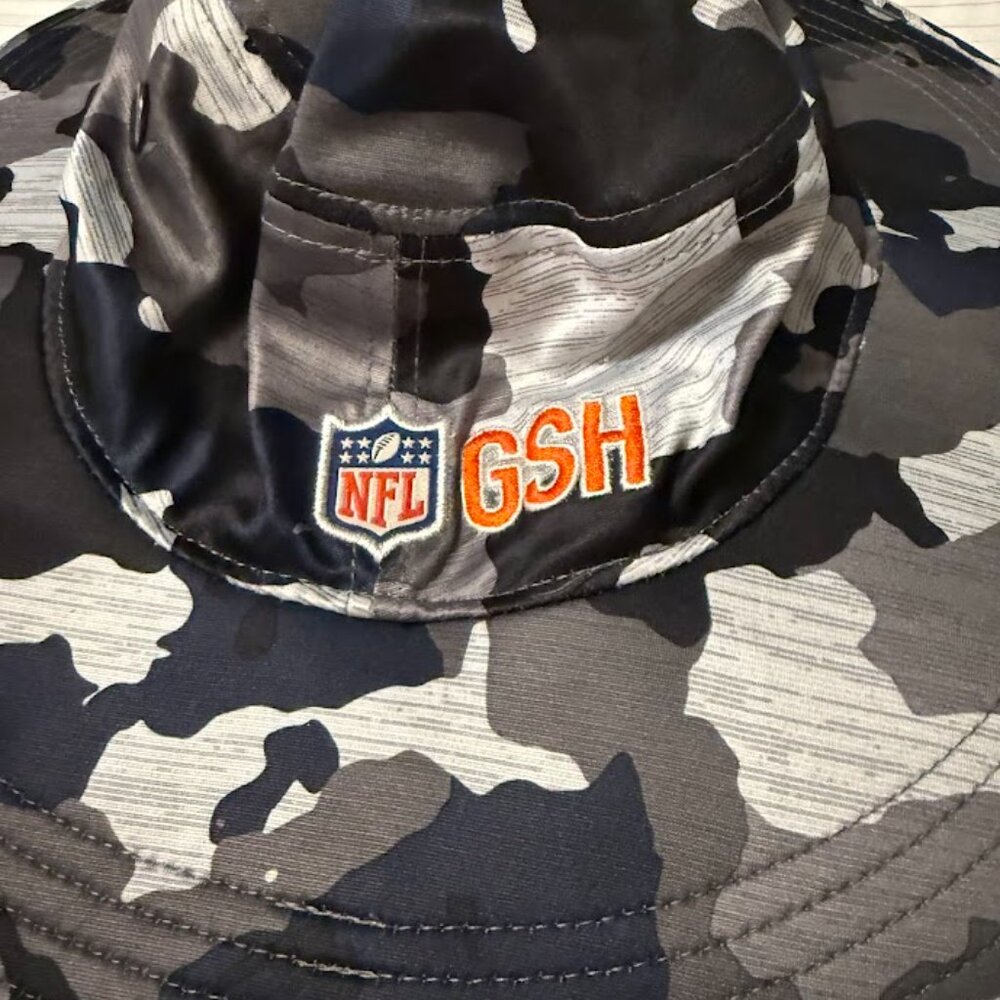 NWT NFL Camo Chicago Bears Training Camp‎ Panama Bucket Hat - Picture 2 of 4